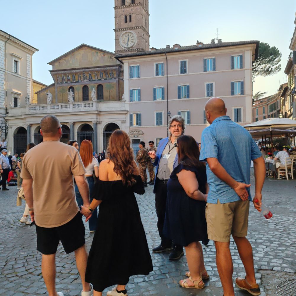 Evening food tour in Trastevere
